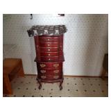 Jewelry Cabinet w/ content Jewelry Cabinet w/ content