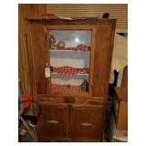 64" x 36" Vintage Kitchen Cabinet