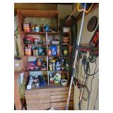 Cabinet, auger, contents