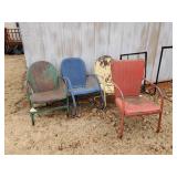 (4) Griffith Metal Chairs (4) Griffith Metal Chairs