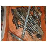 Drill bits, sockets, assorted