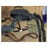 Bandoleers, speed loader, tourniquets Bandoleers, speed loader, tourniquets