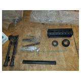 AR parts, Tripod, assorted parts