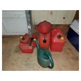 4 - Blitz Gas Cans
3 - 1 Gallon
1 - 4 Gallon