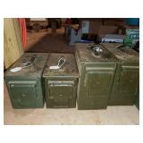 4 - Metal Latch Lid Ammo Crates 4 - Metal Latch Lid Ammo Crates