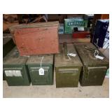 5 - Metal Latch Lid Ammo Crates