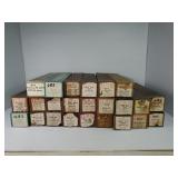 (24) 'Brown Box' QRS Piano Rolls