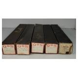 (5) QRS 'Black Box' Vintage Piano Rolls