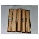 (5) QRS 'Black Box' Piano Rolls