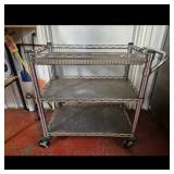 Metal 3-Tier Rolling Utility Cart