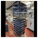 Commercial Dish Rack Cart on Wheels