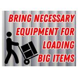 Bring Helpers and Supplies
