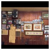 Assorted Framed Art and Memorabilia