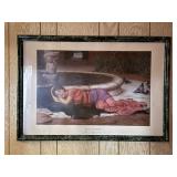 A Cool Retreat Framed Print by John Godward