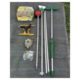 Drip Water System, Scrub Brushes & Sprinklers