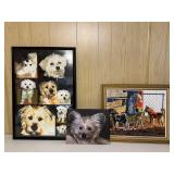 Framed Dog Art, Photos & Canvas Art