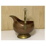 Brass & Copper Scuttle Bucket