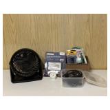 Fan, Thermostat, Velcro & Battery Charger