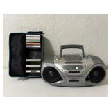 Philips Radio/Cassette/CD Player & Tapes