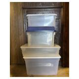 Storage Totes with Lids