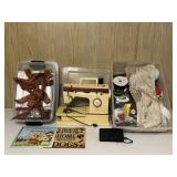 Singer Sewing Machine, Ribbon & Metal Signs