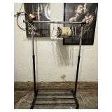 Clothes Rack & Velvet Hangers