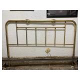 Queen Brass Headboard & Bed Frame
