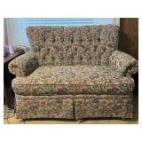 Flexsteel Floral Wingback Loveseat