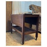 Wood Drop Leaf Side Table