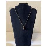 14 KT Gold Chain with Amethyst Pendant