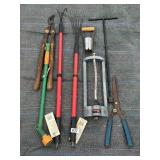 Sprinkler, Loppers & Water Wand