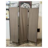 Metal & Fabric Room Divider
