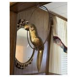 Vintage Brass Parrot