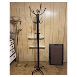 Black Metal Coat Rack