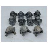 Resin Cherub & Frog Planter Risers