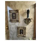 Wall Decor, Cherub Shelf & Candleholder