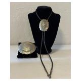 Sterling Silver Bolo & Belt Buckle