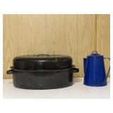 Enamel Roaster & Coffee Pot