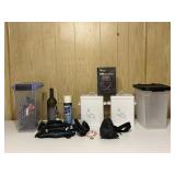 Dog Treat Containers, Bandanas, Grooming Clippers