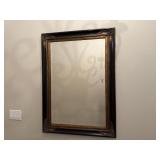 Black and Gold Wall Mirror
