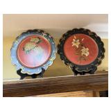 Set of 2 Floral Plates