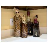 Decorative Bottles with Citrus Spice Infusions