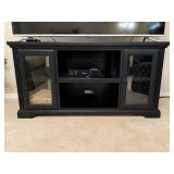 Black Wood TV Console