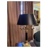 Brass & Black Table Lamp