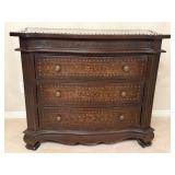 Dark Brown 3-Drawer Chest