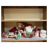 Santa Claus Ceramic Figurines and Mugs