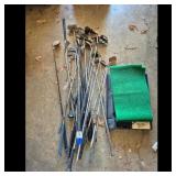 Mixed Golf Club  with Practice Mat