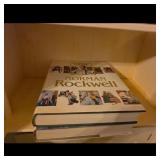 Oversized Norman Rockwell & Currier & Ives Books