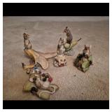 Whimsical Mouse Figurines