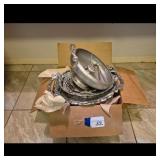 Metal Serving Bowls and Trays